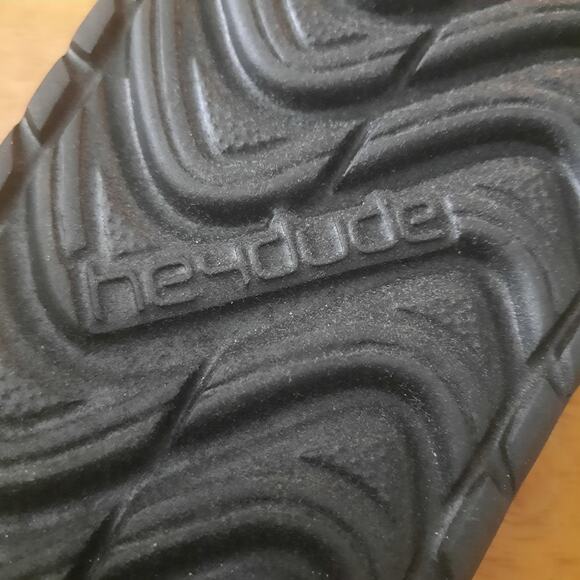 Hey Dude Mens Sami Sox Black Flip Flop Sandal - Picture 9 of 11